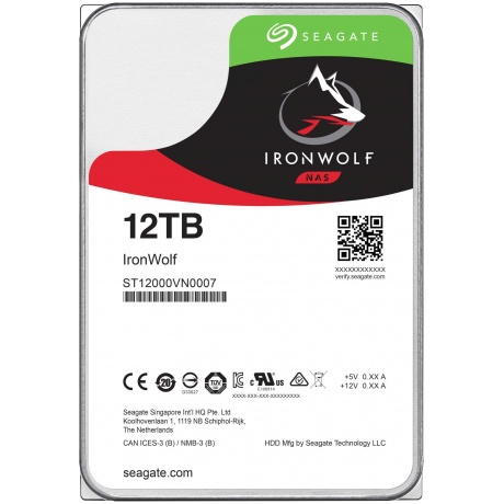 

Жесткий диск Seagate Ironwolf 12Tb (ST12000VN0007)