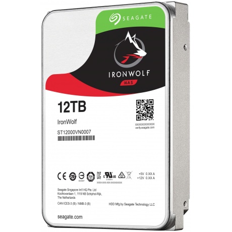 Жесткий диск Seagate Ironwolf 12Tb (ST12000VN0007) - фото 2
