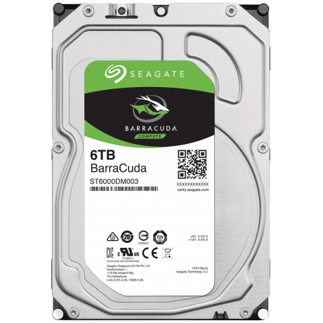 Жесткий диск Seagate BarraCuda 6Tb (ST6000DM003) - фото 1