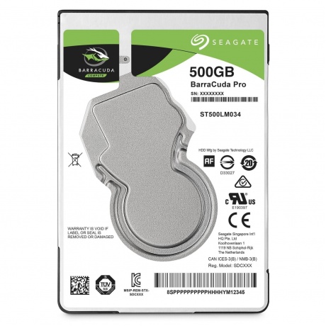 Жесткий диск Seagate BarraCuda 500Gb (ST500LM034) - фото 1