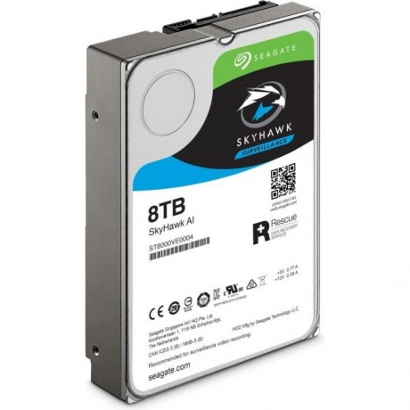 Жесткий диск Seagate SkyHawk AI 8Tb (ST8000VE0004) - фото 2