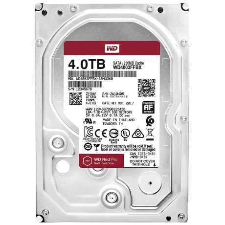 Жесткий диск WD Red Pro 4Tb (WD4003FFBX) - фото 2