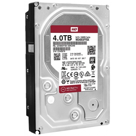 Жесткий диск WD Red Pro 4Tb (WD4003FFBX) - фото 3