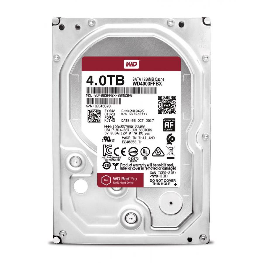 Жесткий диск WD Red Pro 4Tb (WD4003FFBX) - фото 1