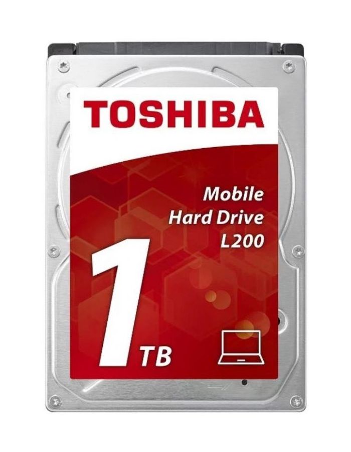 Жесткий диск Toshiba L200 Slim 1Tb (HDWL110UZSVA) жесткий диск toshiba l200 slim hdwl110uzsva 1тб hdd sata iii 2 5