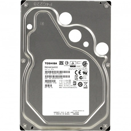 Жесткий диск HDD Toshiba SATA3 4Tb (MG04ACA400E)