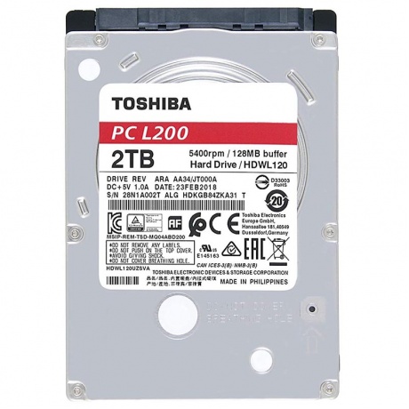 Жесткий диск Toshiba SATA-III 2Tb (HDWL120EZSTA) - фото 2