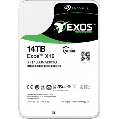 Жесткий диск Seagate Exos X16 14TB (ST14000NM001G) - фото 2