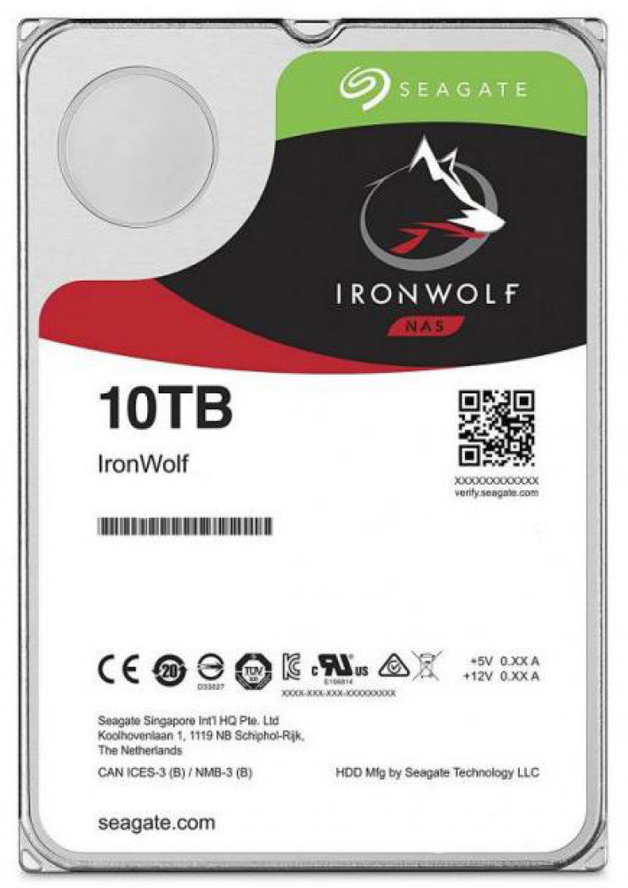 Жесткий диск Seagate IronWolf 10Tb (ST10000VN0008) внешний жесткий диск seagate usb3 10tb black stkp10000400