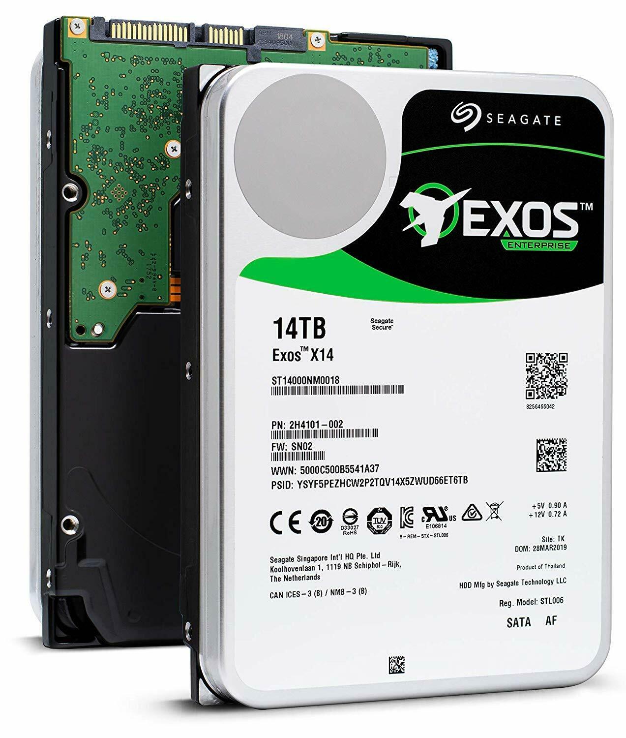 

Жесткий диск Seagate Exos X14 14Tb (ST14000NM0018