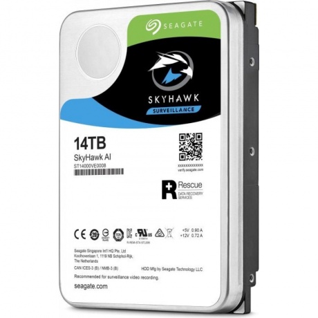 Жесткий диск Seagate SkyHawk 14Tb (ST14000VE0008) - фото 2