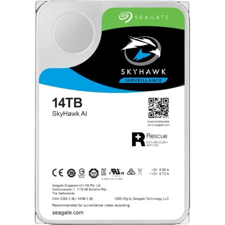 Жесткий диск Seagate SkyHawk 14Tb (ST14000VE0008) - фото 3