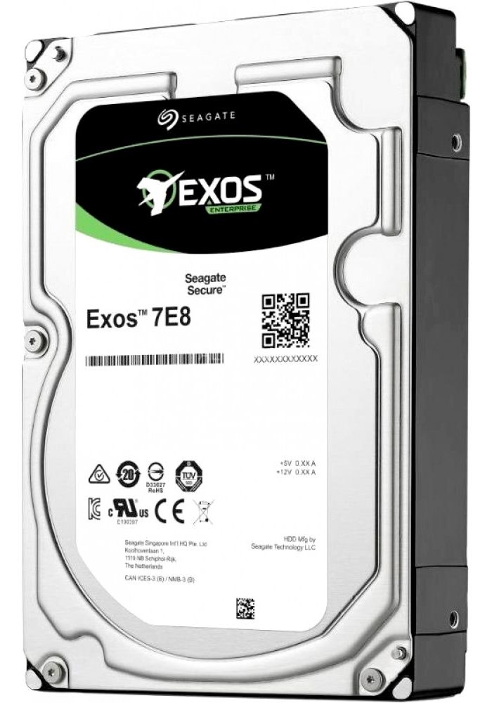 Жесткий диск Seagate Exos 7E8 2TB (ST2000NM001A) жесткий диск 3 5 4 tb 7200 rpmrpm 128 mbmb cache seagate exos 7e8 sata iii 6 gb s st4000nm000a