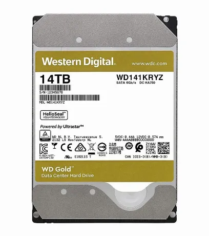 Жесткий диск WD Gold 14Tb (WD141KRYZ)