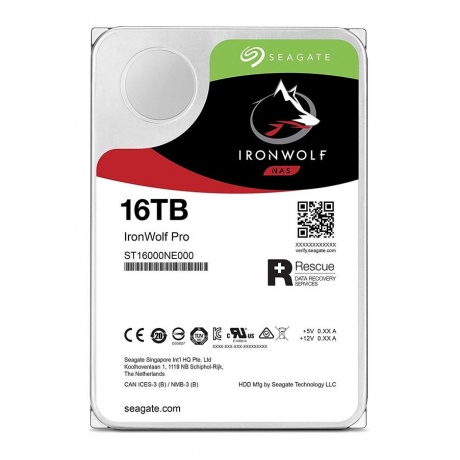 Жесткий диск Seagate IronWolf Pro 16Tb (ST16000NE000)