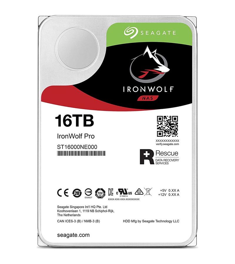 цена Жесткий диск Seagate IronWolf Pro 16Tb (ST16000NE000)