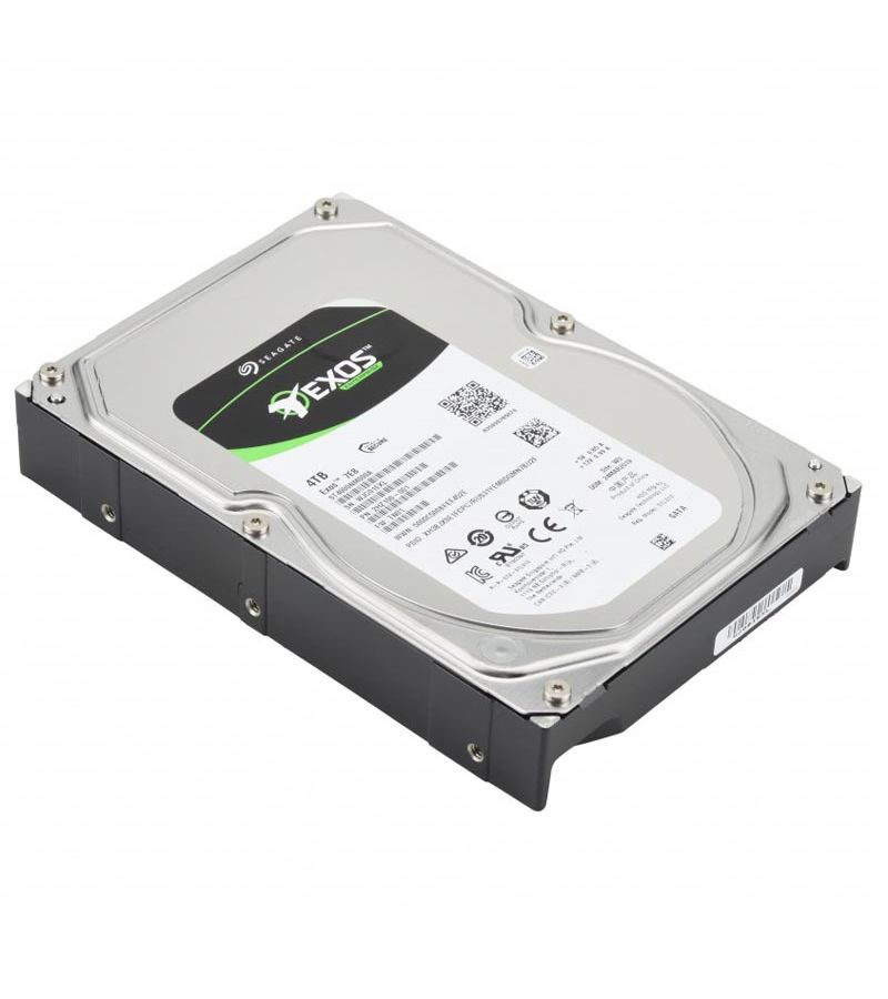 Жесткий диск Seagate Exos 4Tb (ST4000NM000A) жесткий диск 1tb sata 6gb s seagate st1000lm049 2 5 barracuda pro 7200rpm 128mb 512e 4k bulk