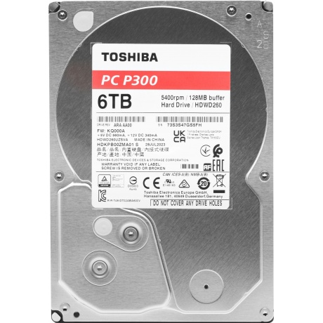 Жесткий диск Toshiba 6Tb (HDWD260UZSVA) - фото 2