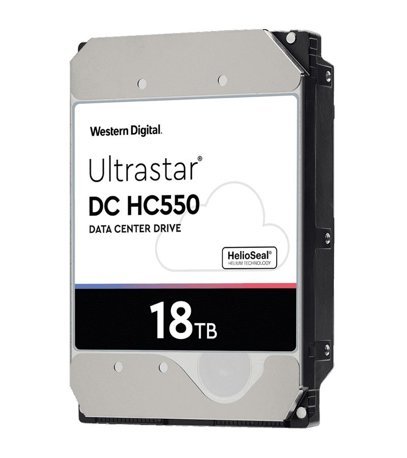 Жесткий диск Western Digital DC HC550 18Tb (WUH721818AL5204 0F38353) жесткий диск 12tb western digital ultrastar dc hc520 huh721212ale604 0f30146 7200rpm sata 6gb s