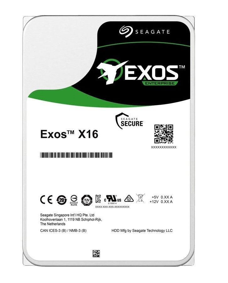 Жесткий диск Seagate 12Tb (ST12000NM001G) жесткий диск seagate exos x16 14 тб