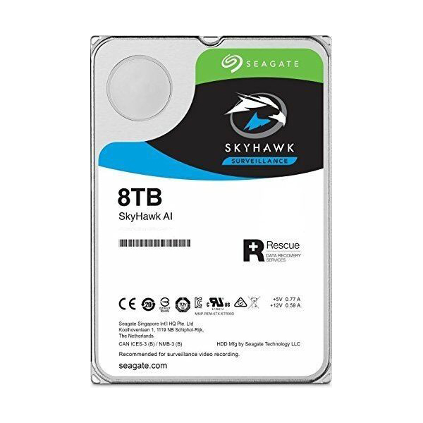 Жесткий диск Seagate Original SkyHawk AI 8Tb (ST8000VE000) - фото 1