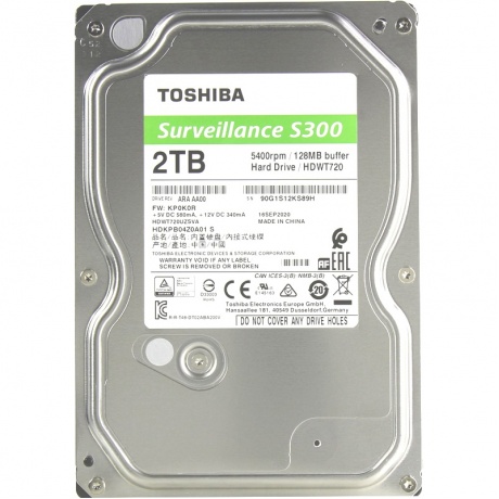 Жесткий диск Toshiba S300 Surveillance 2Tb (HDWT720UZSVA) - фото 2