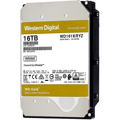 Жесткий диск Western Digital Gold 16Tb (WD161KRYZ) - фото 2