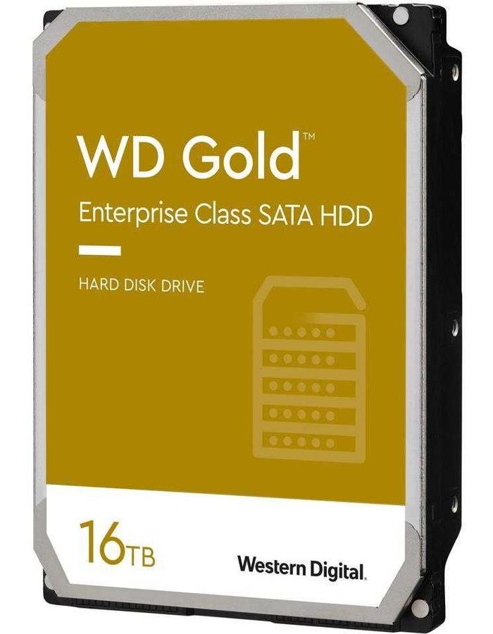 Жесткий диск Western Digital Gold 16Tb (WD161KRYZ) жесткий диск western digital wd4003ffbx 4 tb