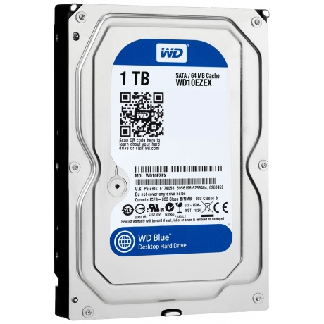 Жесткий диск WD SATA Blue 1TB (WD10EZEX) - фото 2