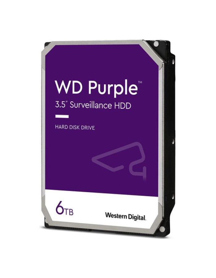 Жесткий диск HDD Western Digital SATA-III 6Tb (WD62PURX) жесткий диск hdd western digital sata 18tb pro wd181kfgx