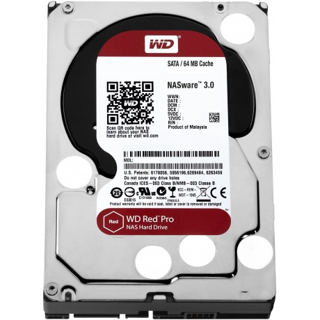 Жесткий диск HDD Western Digital SATA 18TB PRO (WD181KFGX) - фото 2