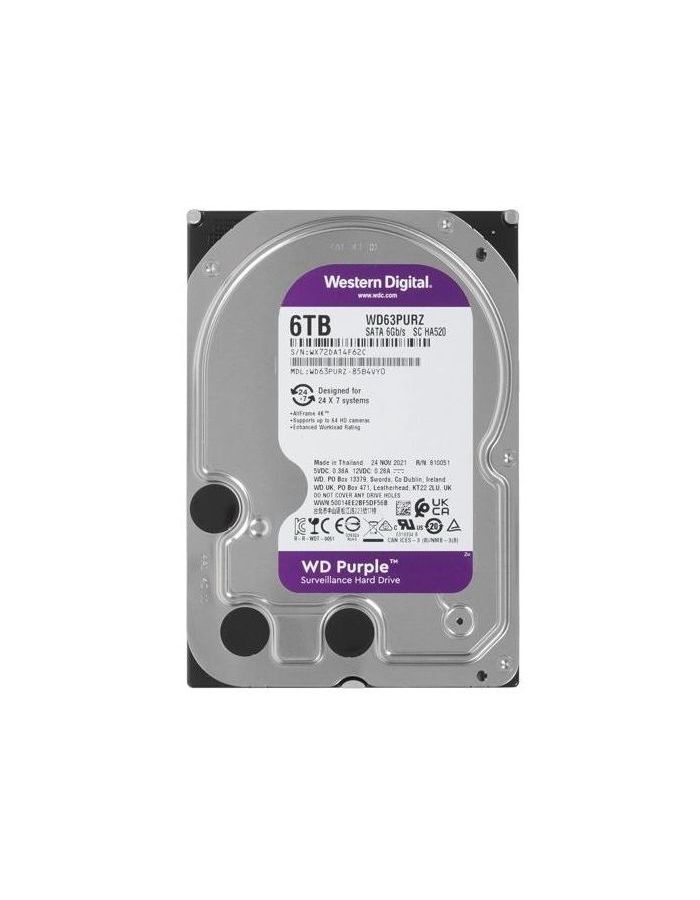 Жесткий диск HDD Western Digital WD63PURZ 6ТБ