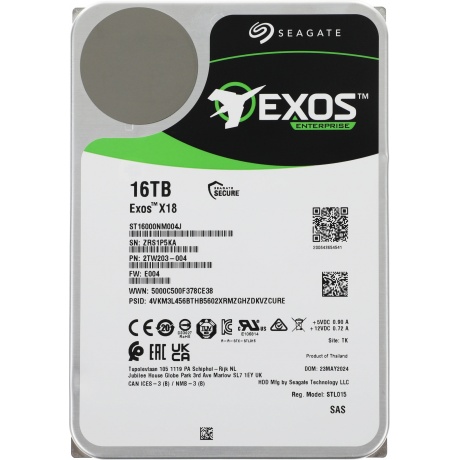 Жесткий диск HDD Seagate 16TB (ST16000NM004J) - фото 2