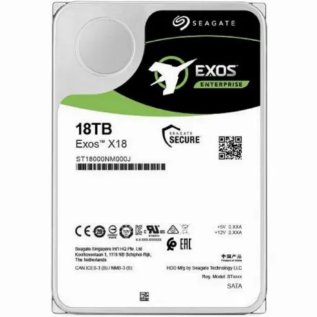 Жесткий диск Seagate Original Exos X18 18Tb (ST18000NM000J) уцен...