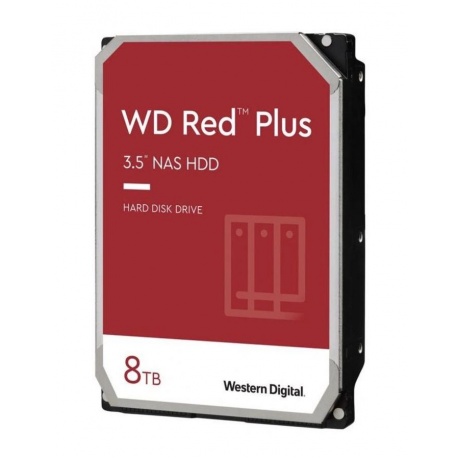 Жесткий диск HDD WD Original SATA-III 8Tb (WD80EFZZ) Red Plus - фото 1