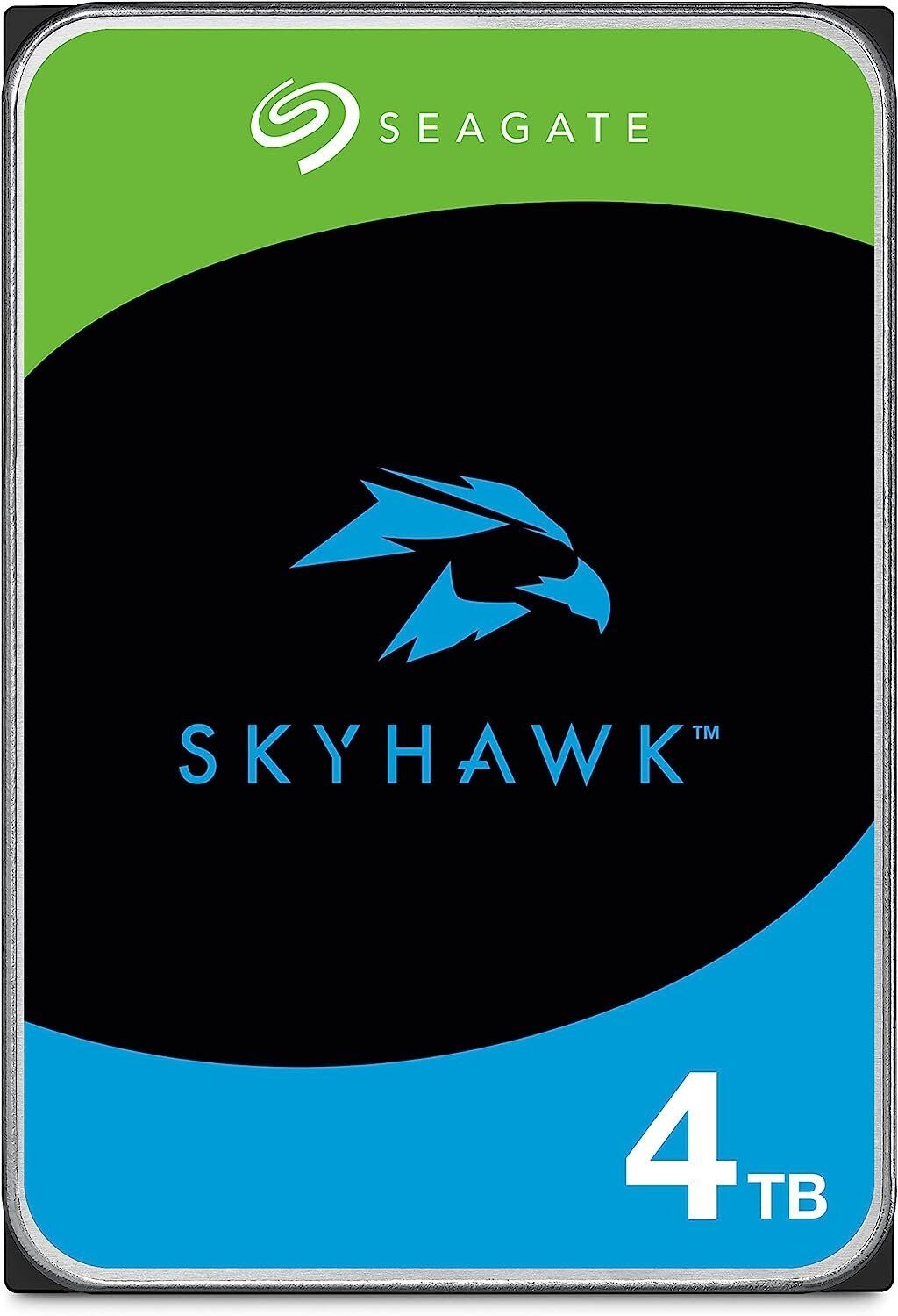 Жесткий диск HDD Seagate SkyHawk 4Tb (ST4000VX005) жесткий диск seagate hdd 10tb skyhawk st10000ve0008