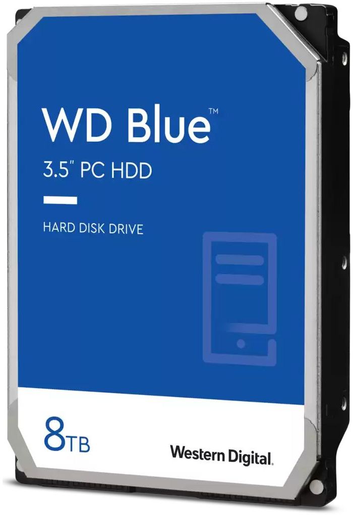 Жесткий диск HDD WD 8TB 6GB/S 128MB Blue (WD80EAZZ) - фото 1