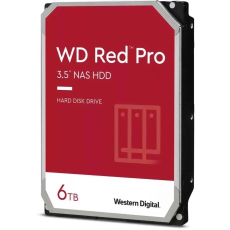 Жесткий диск WD Original SATA III 6Tb Red Pro, 3.5&quot; - фото 1