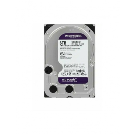 Жесткий диск Western Digital SATA  6Tb Purple (WD64PURZ) - фото 2