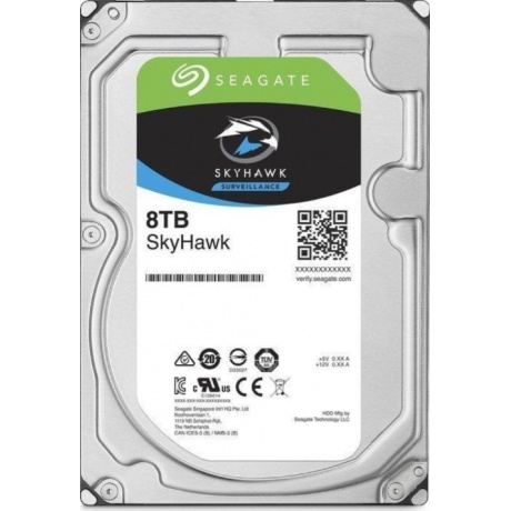 Жесткий диск Seagate SkyHawk Surveillance SATA 8TB (ST8000VX009) - фото 4