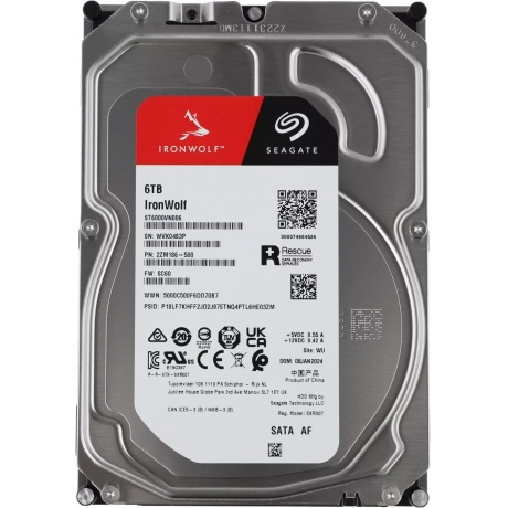 Жесткий диск Seagate IronWolf SATA-III  6TB (ST6000VN006) - фото 5