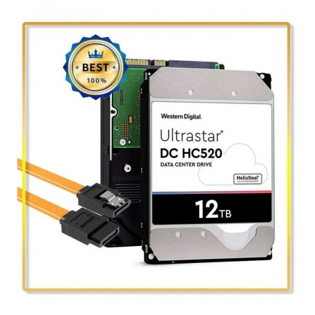 Жесткий диск HGST Ultrastar HDD 3.5&quot; SATA-III 12TB (HUH721212ALE600) - фото 2
