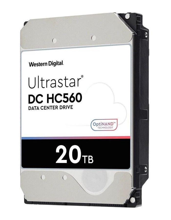 Жесткий диск Western Digital Ultrastar DC HС560 HDD 3.5 SATA 20Tb (WUH722020BLE6L4) жесткий диск 12tb western digital ultrastar dc hc520 huh721212ale604 0f30146 7200rpm sata 6gb s