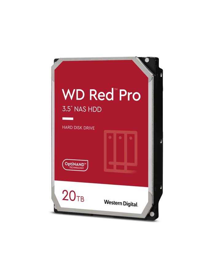 Жесткий диск WD Red pro 20TB (WD201KFGX) внутренний жесткий диск western digital wd red pro nas wd201kfgx 20тб