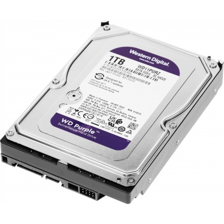 Жесткий диск WD 1 TB WD11PURZ Purple 3.5&quot; - фото 3