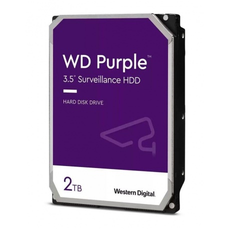 Жесткий диск WD 2 TB WD23PURZ Purple 3.5&quot; - фото 1