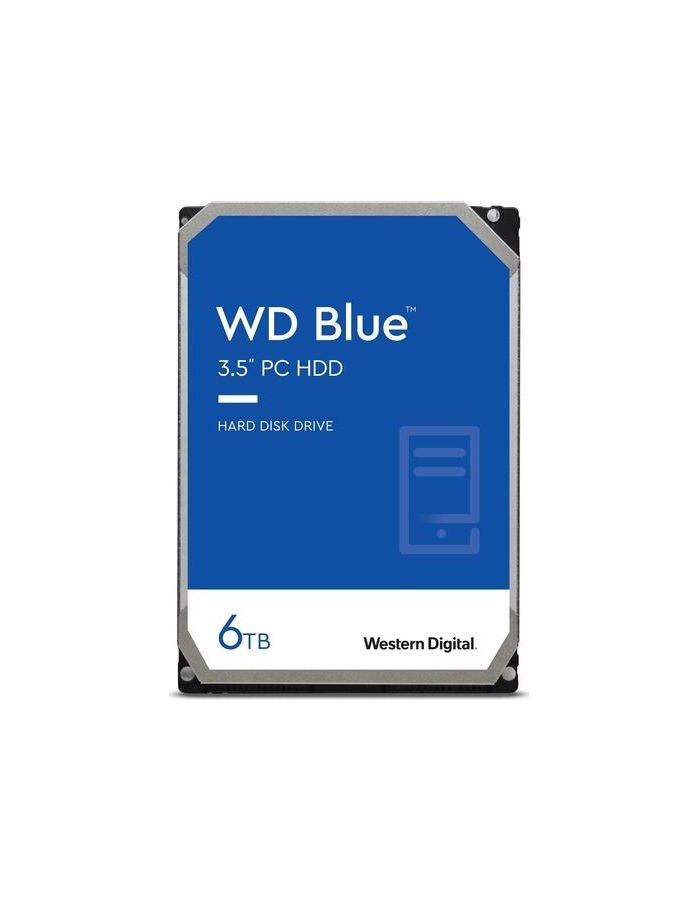 Жесткий диск WD 3,5 WD60EZAX Blue 6ТБ 5400RPM 256MB (SATA III)