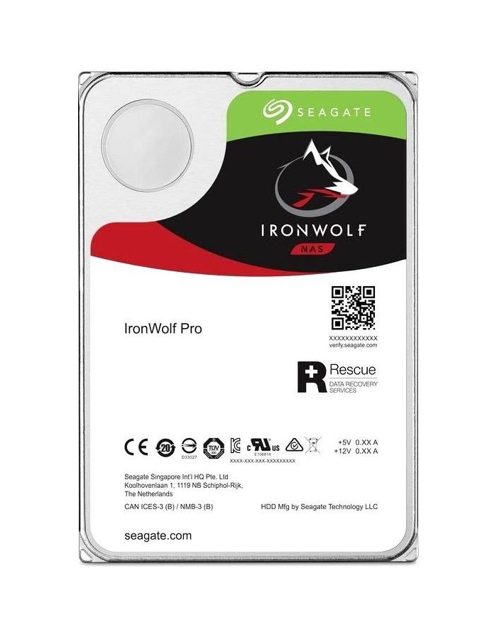 Жесткий диск Seagate IronWolf Pro 10 ТБ 3.5 (ST10000NT001) жесткий диск seagate ironwolf pro sata iii 10tb st10000nt001