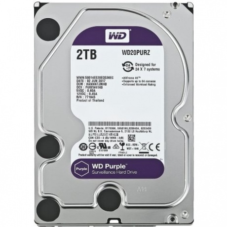 Жесткий диск Western Digital WD Purple Pro 22 ТБ 3.5" (WD221PURP) - фото 12