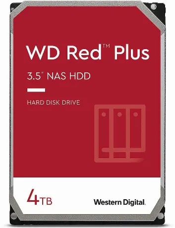 Жесткий диск HDD WD 3.5" NAS 4TB Red Plus  SATA III WD40EFPX